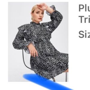 Dalmatian print dress